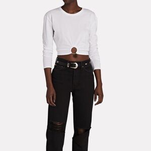 Intermix “Luna Ring” Long Sleeve Tee in Size Small